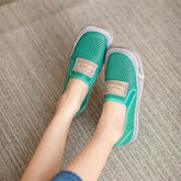 Women Minimalist Hollow Leather Flat Casual Shoes Newgew Shoes