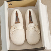 Women Soft Flat Home Casual Fur Shoes Newgew Shoes