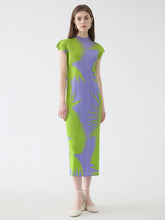 Pleated Sleeveless Turtleneck Slim Fit Dress Newgew Dresses