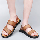 Men Fashion Casual Leather Beach Sandals Newgew Shoes