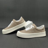 Men Minimalist Breathable Pure Canvas Flat Casual Shoes Newgew Shoes