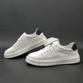 Men Fashion Minimalist Leather Breathable Casual Shoes Newgew Shoes