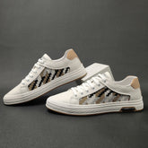 Men Stylish Fashion Patchwork Flat Casual Shoes Newgew Shoes