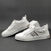 Men Casual Fashion Leather Comfort Flat Shoes Newgew Shoes