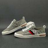Men Fashion Breathable Canvas Flat Casual Shoes Newgew Shoes