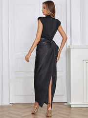 Sleeveless Fitted Dress Newgew Dresses