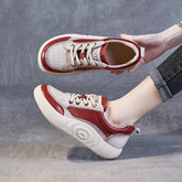 Women Handmade Fashion Leather Casual Shoes Newgew Shoes