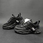 Men Stylish Breathable Mesh Thick Soled Casual Sneakers Newgew Shoes