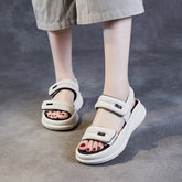 Women Casual Sheepskin Summer Beach Sandals Newgew Shoes