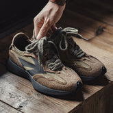 Men Retro Suede Breathable Running Sneakers Newgew Shoes
