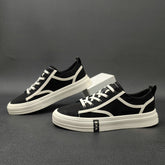 Men Fashion Breathable Canvas Flat Casual Shoes Newgew Shoes