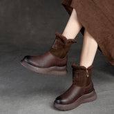Women Retro Furred Winter Snow Boots Newgew Shoes