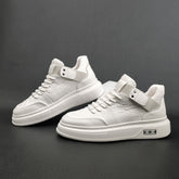 Men Stylish Figured Leather Flat Casual Shoes Newgew Shoes