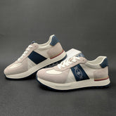 Men Fashion Patchwork Leather Casual Training Sneakers Newgew Shoes