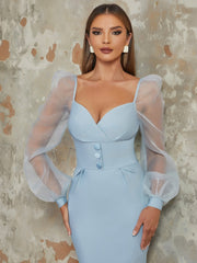 Retro Mesh Backless Dress Newgew Dresses