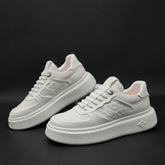Men Minimalist Embossed Leather Casual Shoes Newgew Shoes