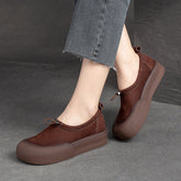 Women Minimalist Soft Leather Flat Casual Shoes Newgew Shoes