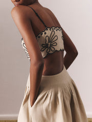 Summer Print Strap Midi Dress Newgew Dresses