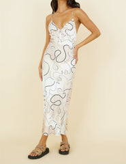Under Control Maxi Dress Beige Newgew Dresses