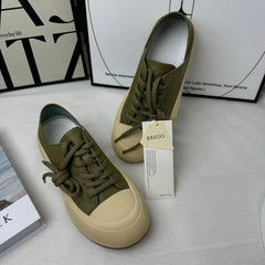 Green Chunky-Soled Casual Shoes PinTow