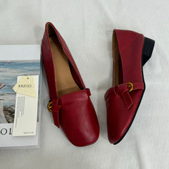Soft-Soled Retro Comfortable Flat Shoes PinTow