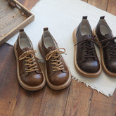 Women Retro Minimalist Thick Soled Casual Shoes Newgew Shoes