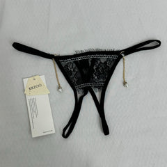 Lace European And American Style Low-Waisted Thongs PinTow