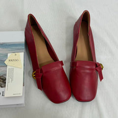 Soft-Soled Retro Comfortable Flat Shoes PinTow