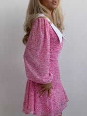 Elegant Doll Collar Mini Dress Newgew Dresses