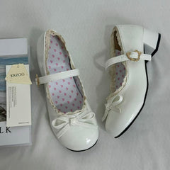 Versatile Low-Cut Bow Shoes PinTow