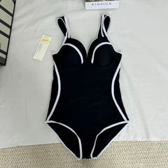 High-Waisted Slimming Swimsuit PinTow
