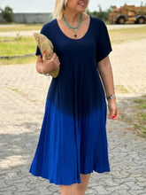 Tie Dye Gradient Flare Dress Newgew Dresses