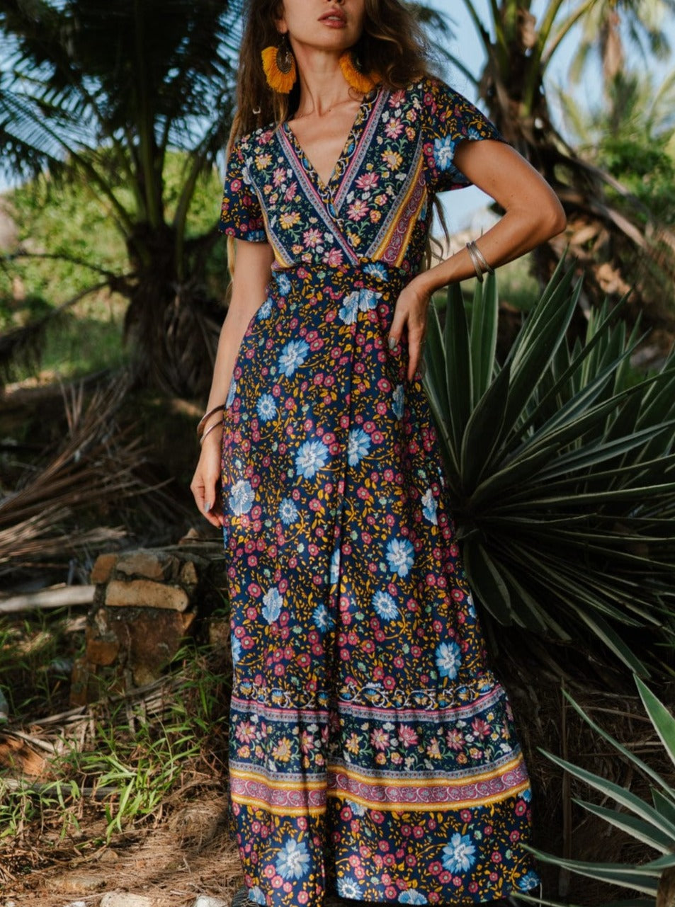 Joseph Bohemian Wrap Maxi Dress Newgew Dresses