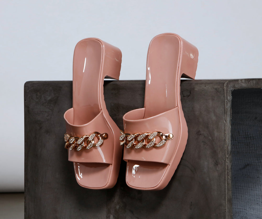 Glam Trendsetter Jelly Mules Newgew