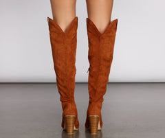 Wild West Knee-High Western Boots Newgew