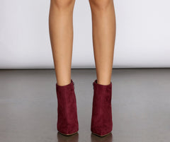 Sunday Funday Faux Suede Heel Newgew