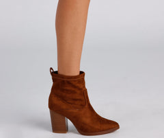 Chic Strut Pointed Toe Booties Newgew