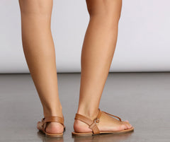 Casual Moments Braided Thong Sandals Newgew