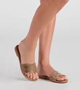 Summertime Sparkle Rhinestone Sandals Newgew