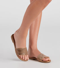 Summertime Sparkle Rhinestone Sandals Newgew