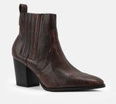 Side Zipper Chunky Heeled Boots Newgew