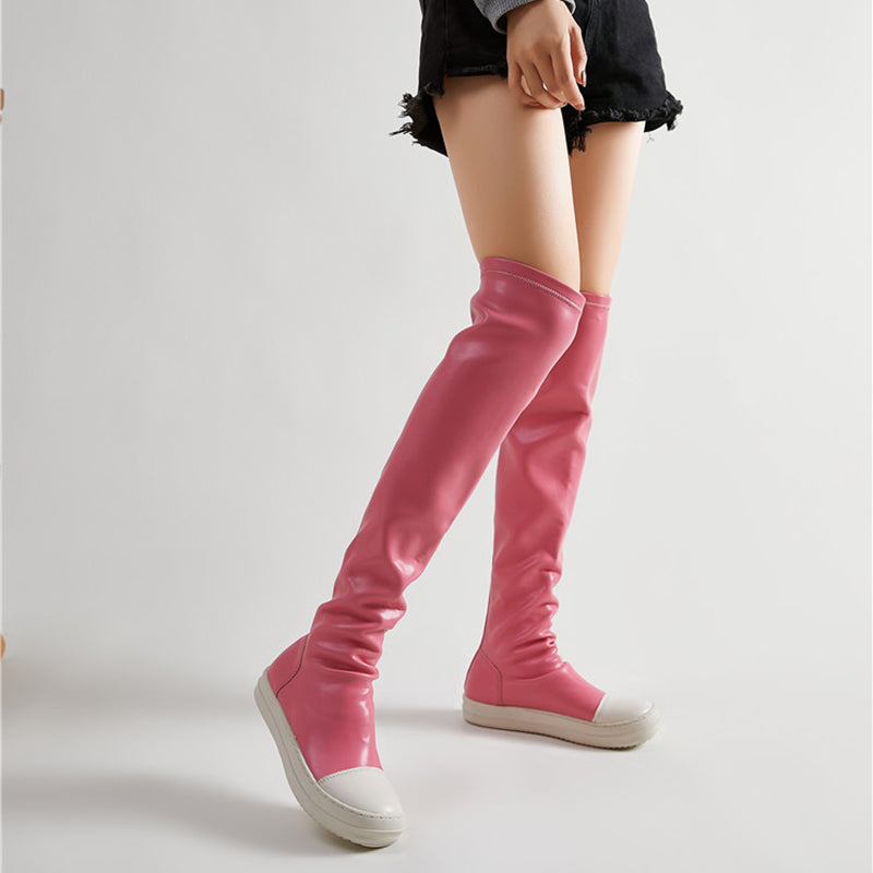 Women Waterproof Platform Boots Newgew