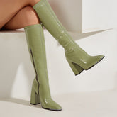 Chunky Heeled Boots Newgew
