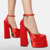 2022 Thick High Heels Shoes Newgew