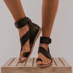 Flip-flops Flat Heel Buckle Strap Sandals Pairmore