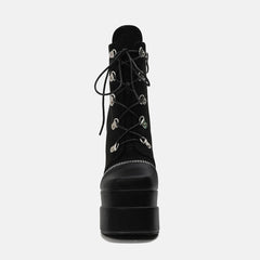Waterproof Platform Super High Heel Mid Boots Newgew