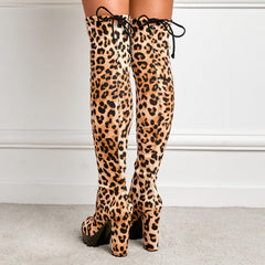 Minimalist Chunky Knee Boots Newgew