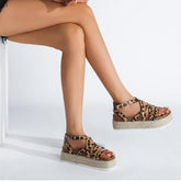 Gladiator Wedge Sandals Newgew