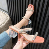 Newbella Diamond Deta Chunky heeled Sandals Newgew