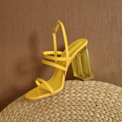 Block Heeled Sandals Newgew